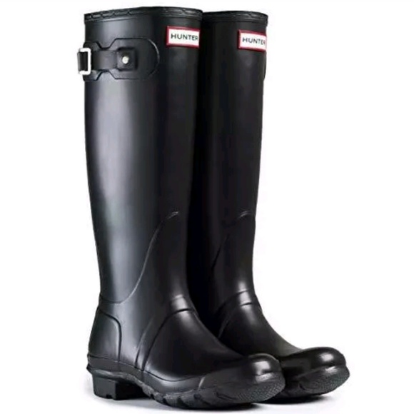 Hunter Shoes - Brand New- Hunter Boots Black Rubber original Tall